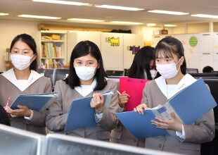 県下小中学校、高校に向けた職場体験の実施